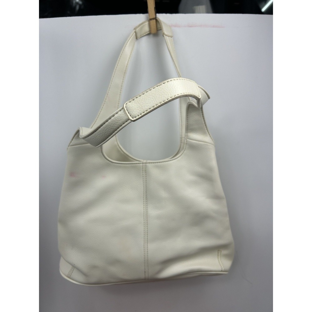 Vintage Cream Leather Croft‎ And Barrow Double Strap Purse Handbag With Extras